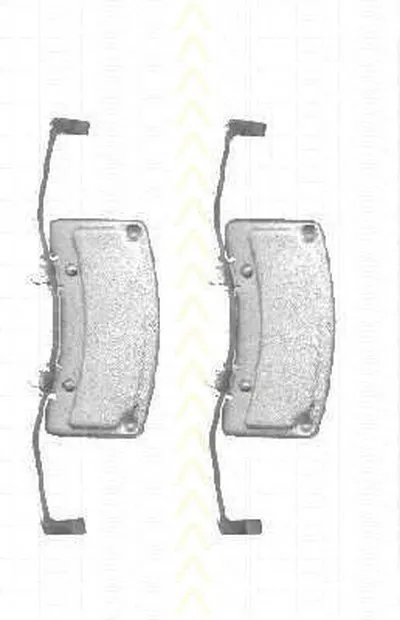 Комплектующие, колодки дискового тормоза TRISCAN купить