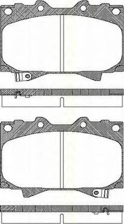 Комплект тормозных колодок, дисковый тормоз TRISCAN купить
