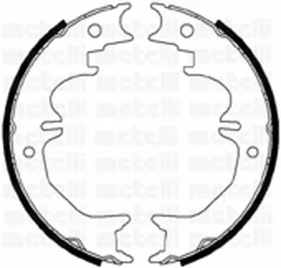 Комплект тормозных колодок, стояночная тормозная система METELLI купить