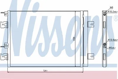 Конденсатор, кондиционер NISSENS купить