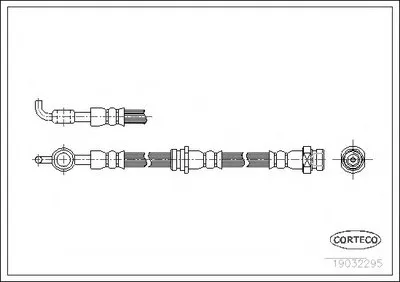 Тормозной шланг CORTECO купить