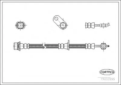 Тормозной шланг CORTECO купить