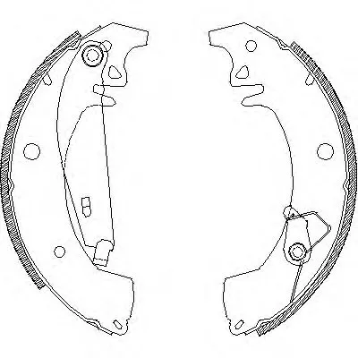 Комплект тормозных колодок REMSA купить