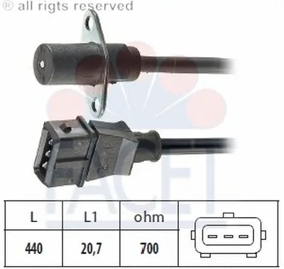 Датчик импульсов; Датчик импульсов, маховик FACET купить