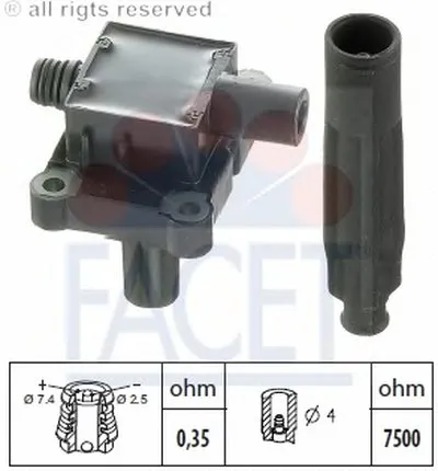 Катушка зажигания FACET купить