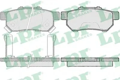 Комплект тормозных колодок, дисковый тормоз LPR купить