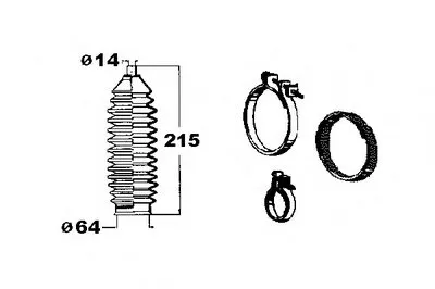 Комплект пылника, рулевое управление OCAP купить