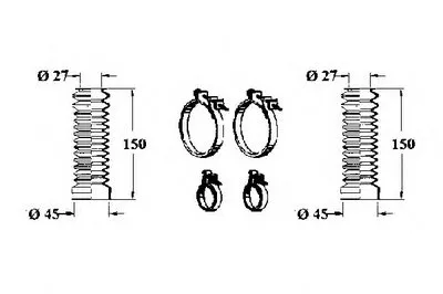 Комплект пылника, рулевое управление OCAP купить