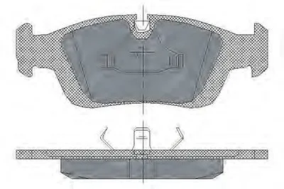 Комплект тормозных колодок, дисковый тормоз SCT Germany купить