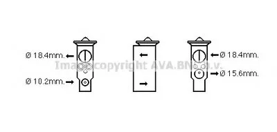 Расширительный клапан, кондиционер AVA QUALITY COOLING купить
