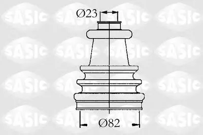 Комплект пылника, приводной вал SASIC купить