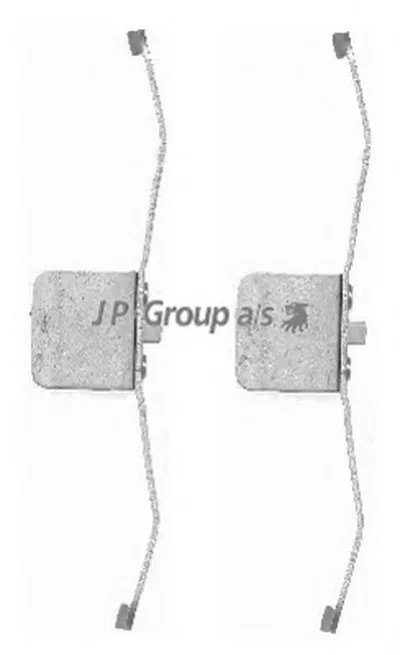 Комплектующие, колодки дискового тормоза QH JP GROUP купить