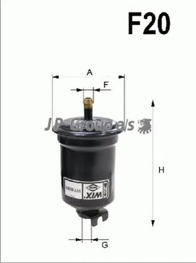 Топливный фильтр QH JP GROUP купить