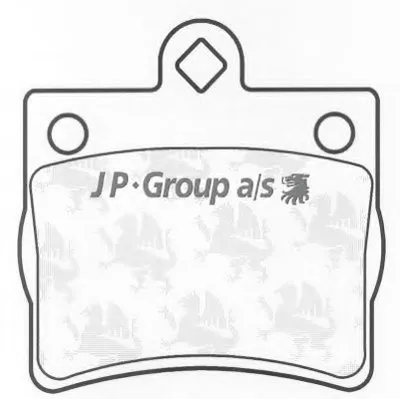 Комплект тормозных колодок, дисковый тормоз QH JP GROUP купить