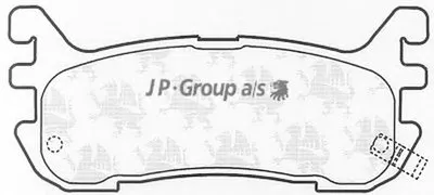 Комплект тормозных колодок, дисковый тормоз QH JP GROUP купить