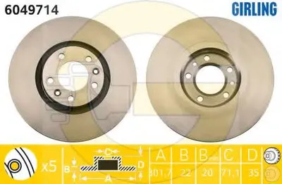 Тормозной диск GIRLING купить