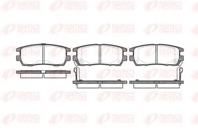 Комплект тормозных колодок, дисковый тормоз KAWE купить