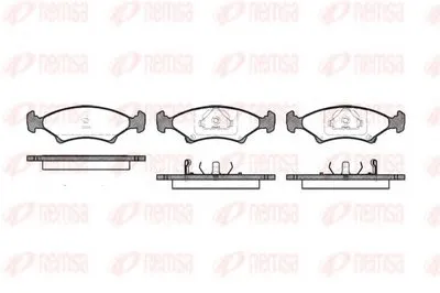 Комплект тормозных колодок, дисковый тормоз KAWE купить
