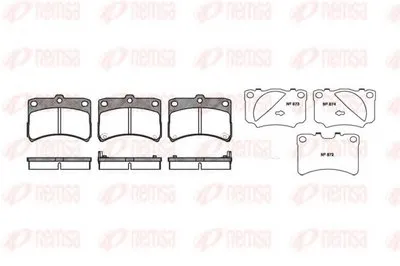 Комплект тормозных колодок, дисковый тормоз KAWE купить