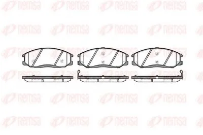 Комплект тормозных колодок, дисковый тормоз KAWE купить