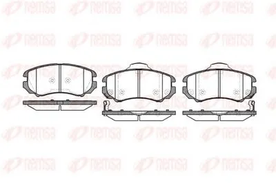 Комплект тормозных колодок, дисковый тормоз KAWE купить