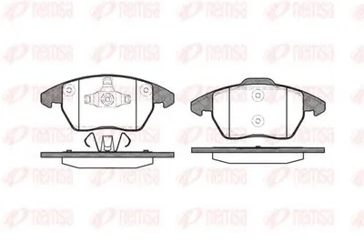 Комплект тормозных колодок, дисковый тормоз KAWE купить