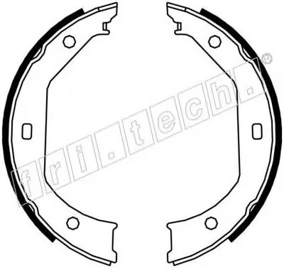 Комплект тормозных колодок, стояночная тормозная система fri.tech. купить