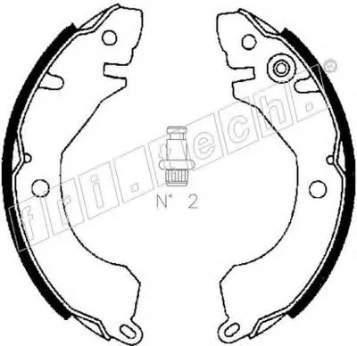Комплект тормозных колодок fri.tech. купить