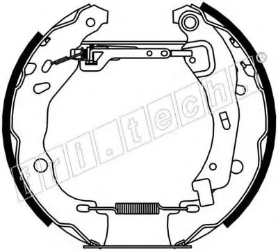 Комплект тормозных колодок FAST KIT fri.tech. купить
