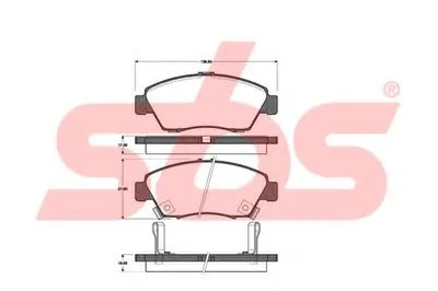 Комплект тормозных колодок, дисковый тормоз sbs купить