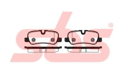 Комплект тормозных колодок, дисковый тормоз sbs купить
