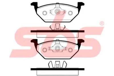 Комплект тормозных колодок, дисковый тормоз sbs купить