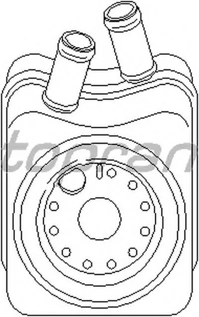 масляный радиатор, двигательное масло TOPRAN купить