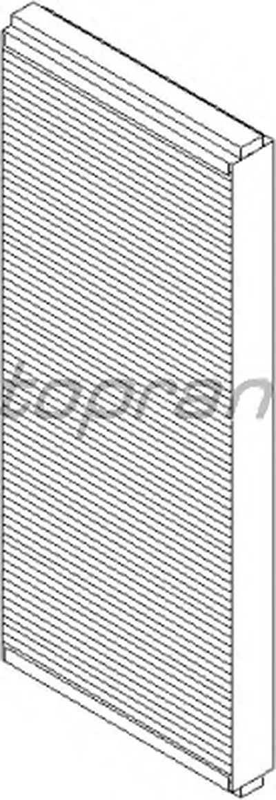 Фильтр, воздух во внутренном пространстве TOPRAN купить