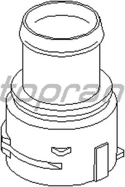 Фланец охлаждающей жидкости TOPRAN купить