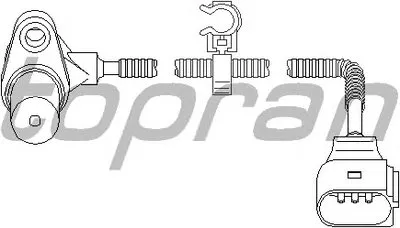 Датчик частоты вращения, управление двигателем TOPRAN купить