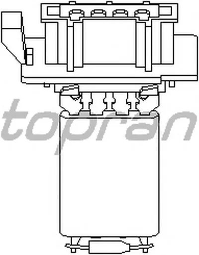 Сопротивление, вентилятор салона TOPRAN купить