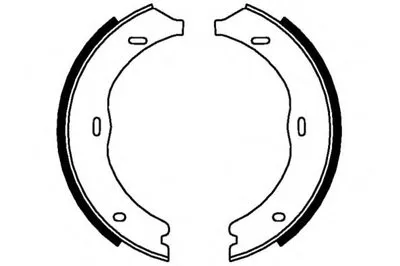 Комплект тормозных колодок; Комплект тормозных колодок, стояночная тормозная система E.T.F. купить