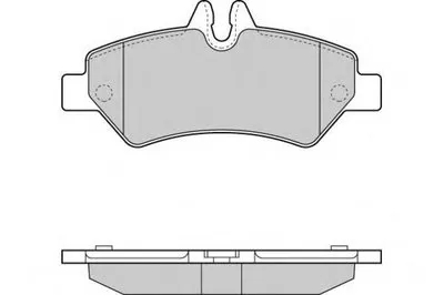Комплект тормозных колодок, дисковый тормоз E.T.F. купить