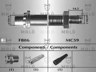Тормозной шланг MALÒ купить