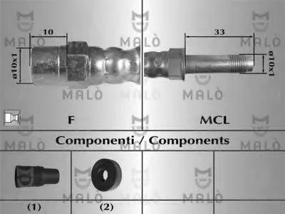 Тормозной шланг MALÒ купить