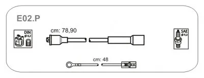 Комплект проводов зажигания JANMOR купить