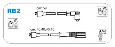 Комплект проводов зажигания JANMOR купить
