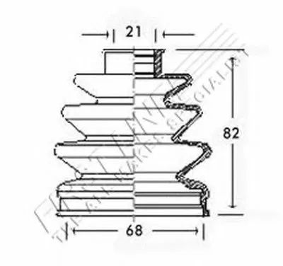 Пыльник, приводной вал FIRST LINE купить