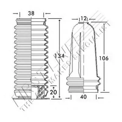 Пыльник, рулевое управление FIRST LINE купить