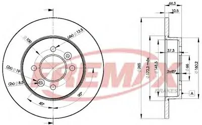 Тормозной диск Premium Carbon + FREMAX купить