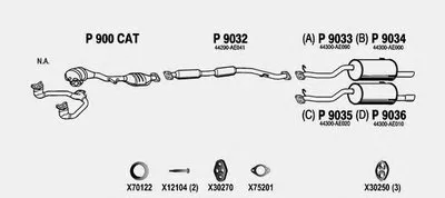 Система выпуска ОГ FENNO купить