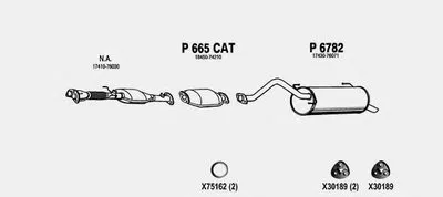 Система выпуска ОГ FENNO купить
