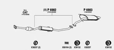Система выпуска ОГ FENNO купить