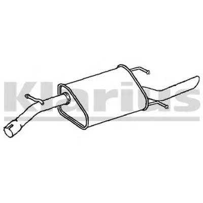 Глушитель выхлопных газов конечный KLARIUS купить